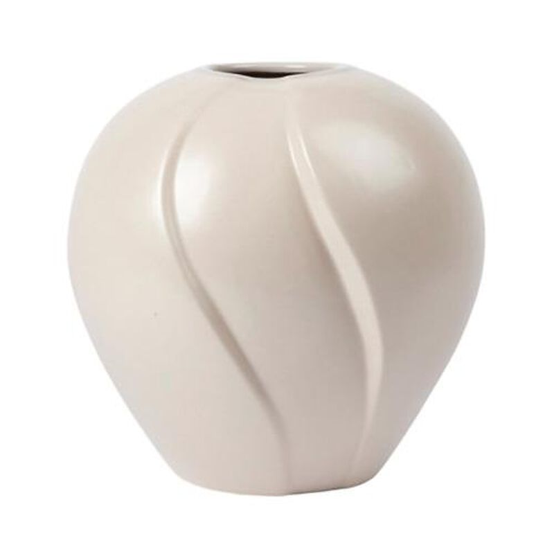 Broste Leda Small Vase - Grey Sand image number 0